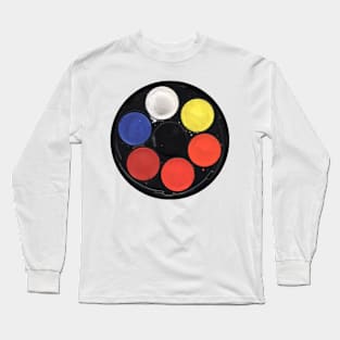 Watercolor wheel Long Sleeve T-Shirt